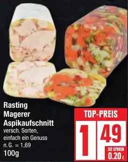 Edeka Rasting Magerer Aspikaufschnitt Angebot