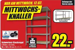 B1 Discount Baumarkt Schwerlast-Steckregal Angebot