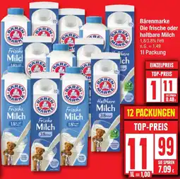 Edeka Bärenmarke Die frische oder haltbare Milch Angebot