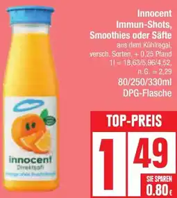 Edeka Innocent Immun-Shots, Smoothies oder Säfte Angebot