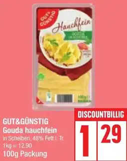 Edeka GUT&GÜNSTIG Gouda hauchfein Angebot