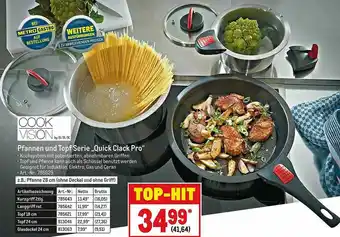 METRO Cook Vision Pfannen Und Topf Serie „quick Clack Pro“ Angebot