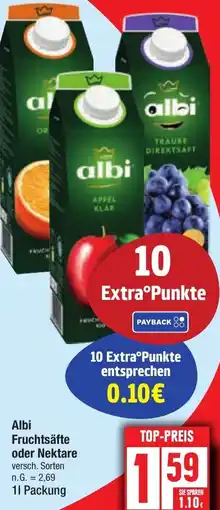 Edeka Albi Fruchtsäfte oder Nektare Angebot