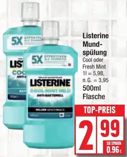 Edeka Listerine Mundspülung Angebot