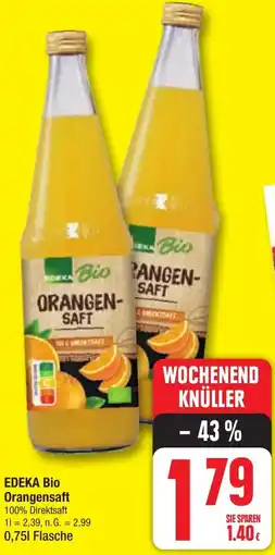 Edeka EDEKA Bio Orangensaft Angebot