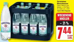 Edeka Gerolsteiner Mineralwasser Angebot