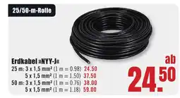 B1 Discount Baumarkt Erdkabel >>NYY-J<< Angebot