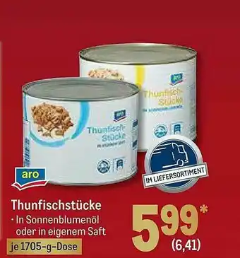 METRO Aro Thunfischstücke Angebot