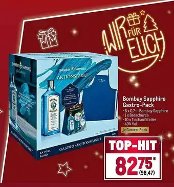 METRO Bombay Sapphire Gastro-pack Angebot