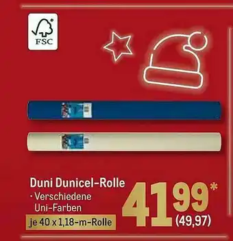 METRO Duni Dunicel-rolle Angebot