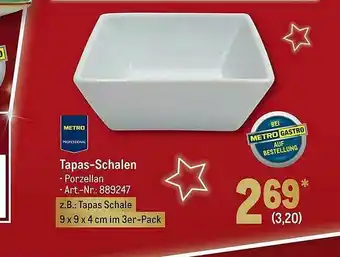 METRO Metro Tapas-schalen Angebot