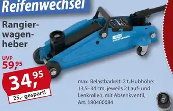 Sonderpreis Baumarkt Rangierwagenheber Angebot