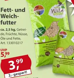 Sonderpreis Baumarkt WildVOGEL Fett- und Weichfutter Angebot