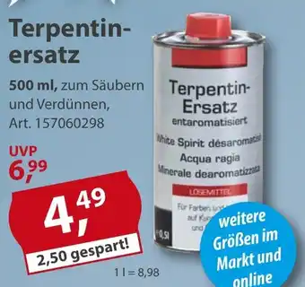 Sonderpreis Baumarkt Terpentinersatz Angebot