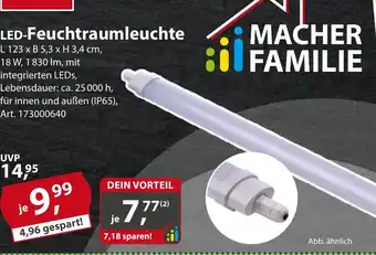 Sonderpreis Baumarkt LED-Feuchtraumleuchte Angebot