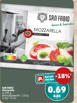 PENNY SAN FABIO MOZZARELLA Angebot