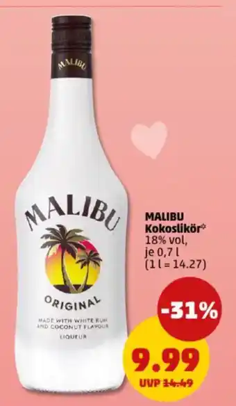 PENNY MALIBU Kokoslikör* Angebot
