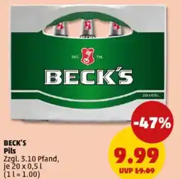 PENNY BECK'S Pils Angebot