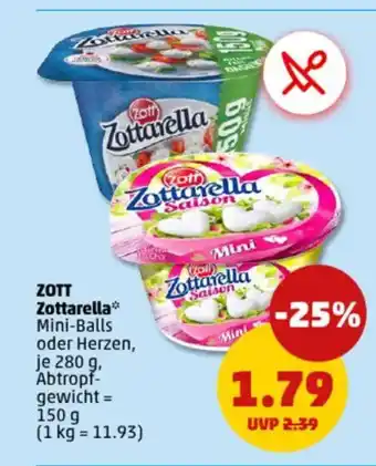 PENNY Zott Zottarella* Angebot