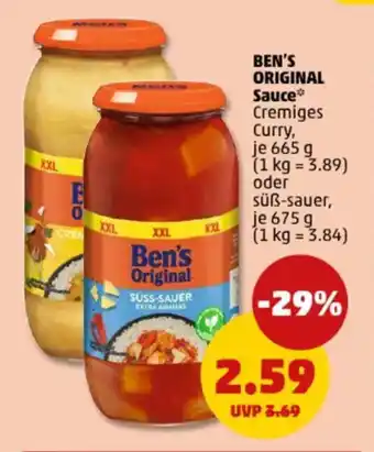 PENNY Ben's Original ORIGINAL Sauce* Angebot