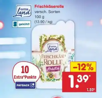 Netto Marken-Discount Frischkäserolle Angebot