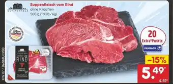 Netto Marken-Discount Suppenfleisch vom Rind Angebot