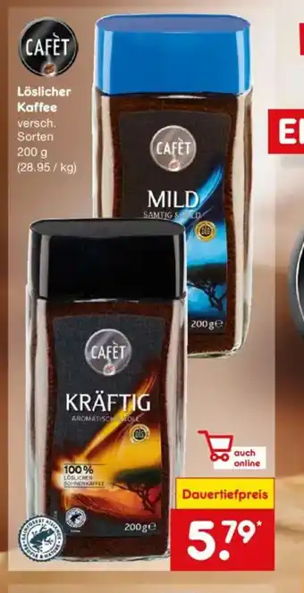 Netto Marken-Discount Löslicher Kaffee Angebot