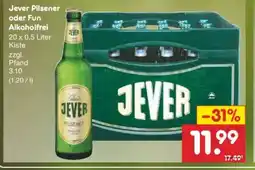 Netto Marken-Discount Jever Pilsener oder Fun Alkoholfrei Angebot