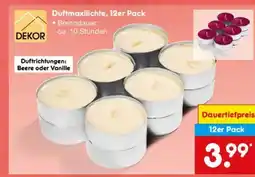 Netto Marken-Discount Duftmaxilichte, 12er Pack Angebot