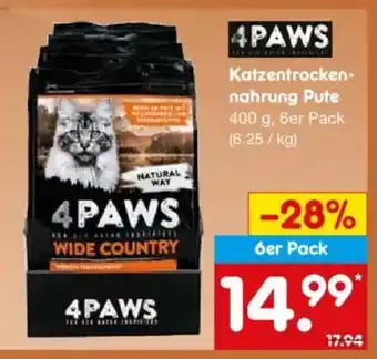 Netto Marken-Discount Katzentrocken- nahrung Pute Angebot