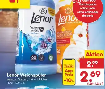 Netto Marken-Discount Lenor Weichspüler Angebot