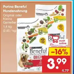 Netto Marken-Discount Purina Beneful Hundenahrung Angebot