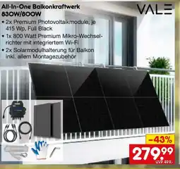 Netto Marken-Discount All-In-One Balkonkraftwerk Angebot