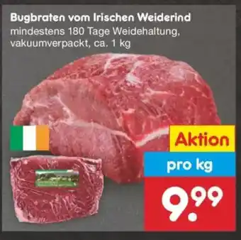 Netto Marken-Discount Bugbraten vom Irischen Weiderind Angebot