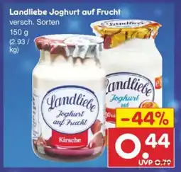 Netto Marken-Discount Landliebe Joghurt auf Frucht Angebot