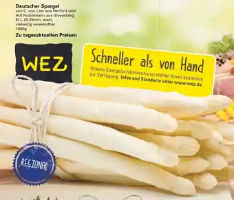 WEZ Deutscher Spargel 1000g Angebot