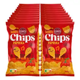 Netto Marken-Discount Clarkys Paprika Chips 200 g, 20er Pack Angebot