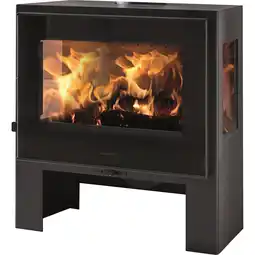 toom Baumarkt Panadero Kaminofen 'Capri 3V' schwarz 5,9 kW Angebot