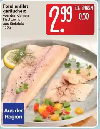 WEZ Forellenfiletgeräuchert 100g Angebot