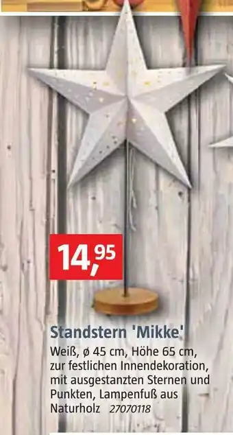 Bauhaus Standstern 'mikke' Angebot