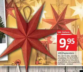 Bauhaus Led-papierstern Angebot