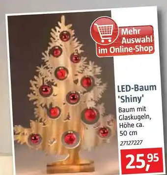 Bauhaus Led-baum 'shiny' Angebot