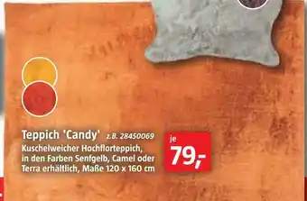 Bauhaus Teppich 'candy' Angebot