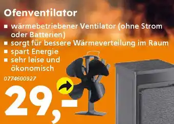 Globus Baumarkt Ofenventilator Angebot