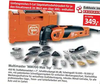 Bauhaus Fein multimaster 'mm700 max top' Angebot