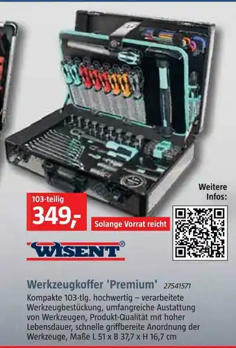 Bauhaus Wisent werkzeugkoffer 'premium' Angebot