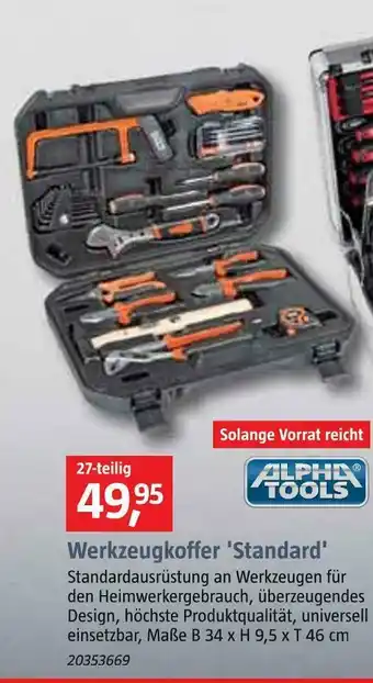 Bauhaus Alpha tools werkzeugkoffer 'standard' Angebot