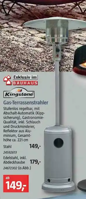 Bauhaus Kingstone gas-terrassenstrahler Angebot