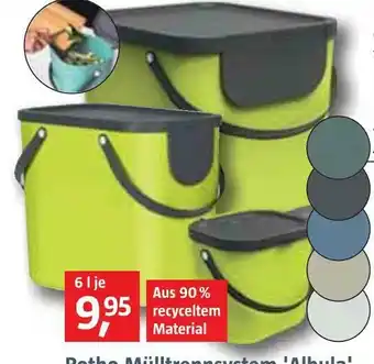 Bauhaus Rotho mülltrennsystem 'albula' Angebot