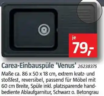 Bauhaus Carea-einbauspüle 'venus' Angebot